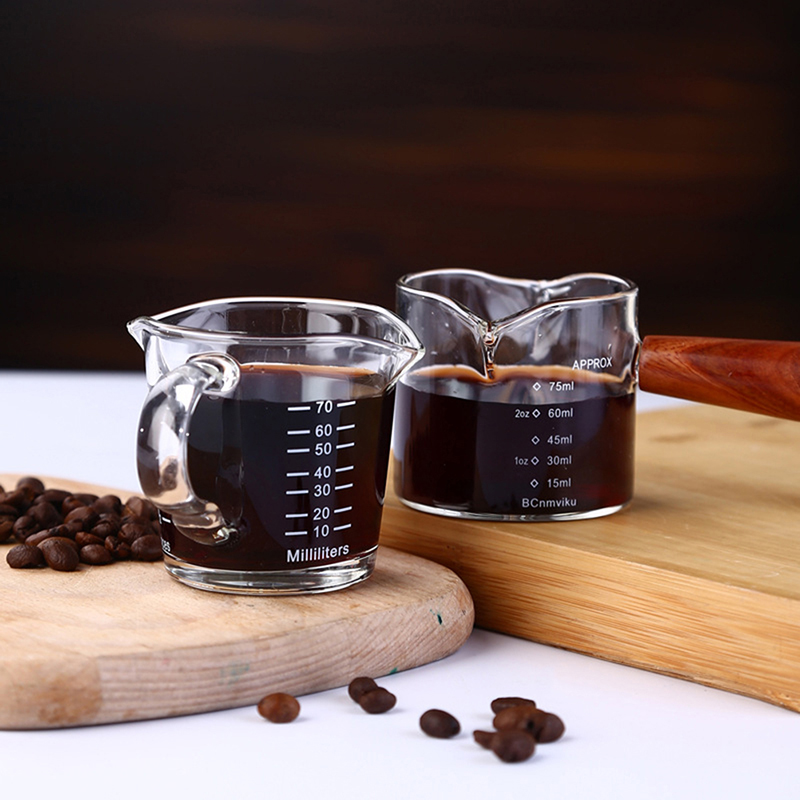 Coffee Bean Scale - 70/75ml Bicchiere per caffè espresso Doppio