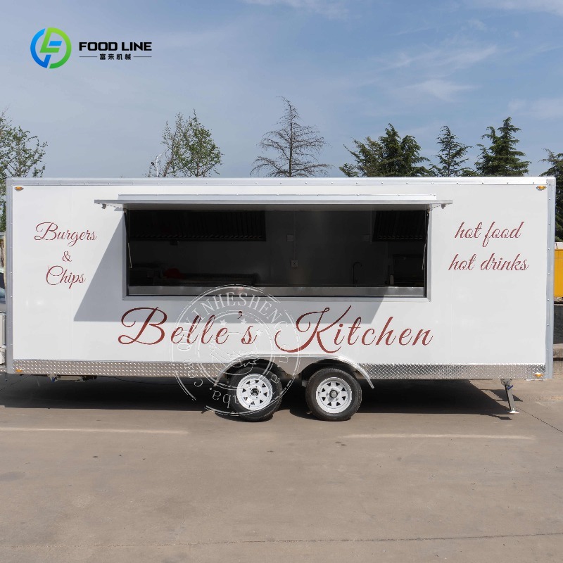 Coffee Tea Van - Carrello per hamburger, rimorchio per concessione,