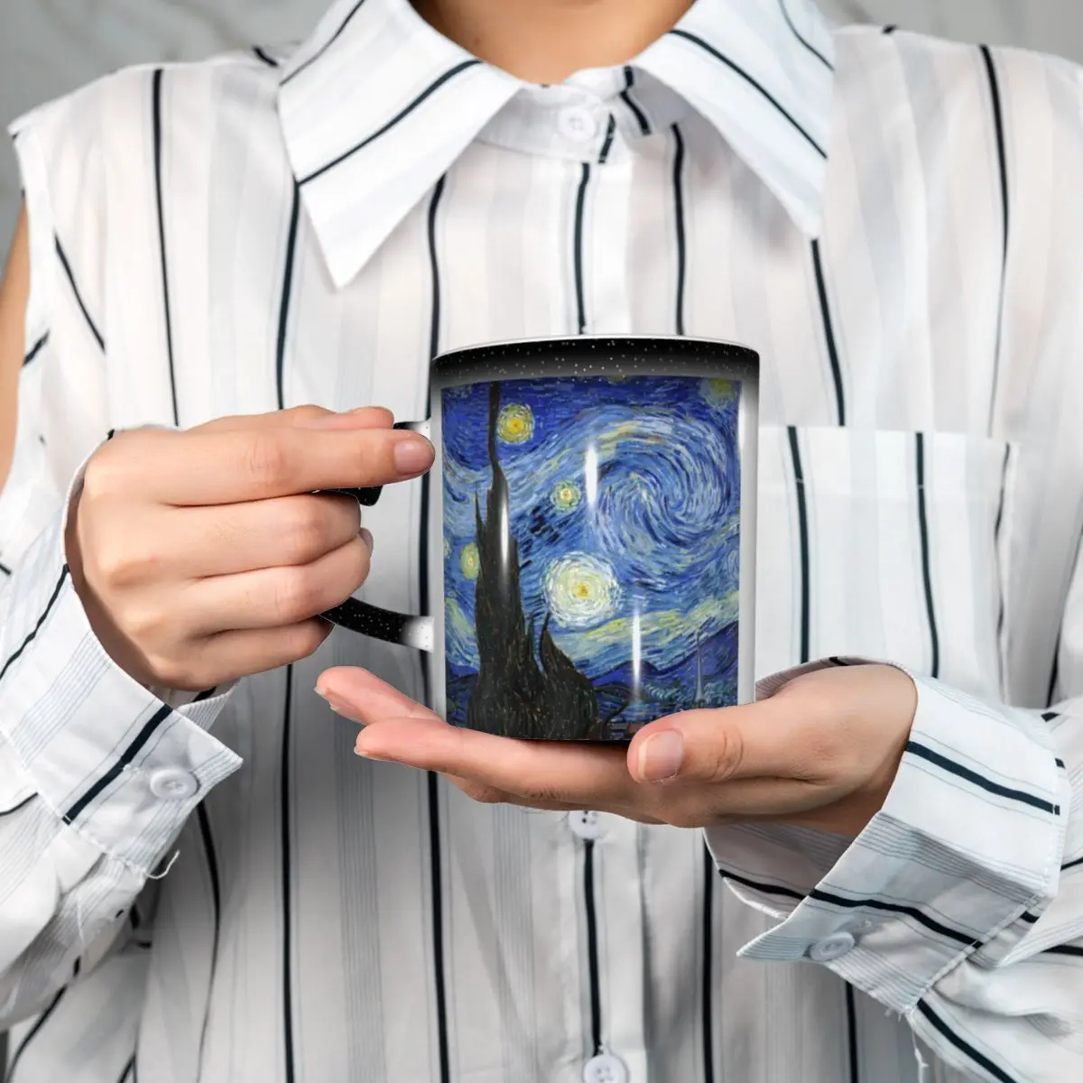 Coffee Tea Van - Tazza Van Gogh Divertente in Ceramica
