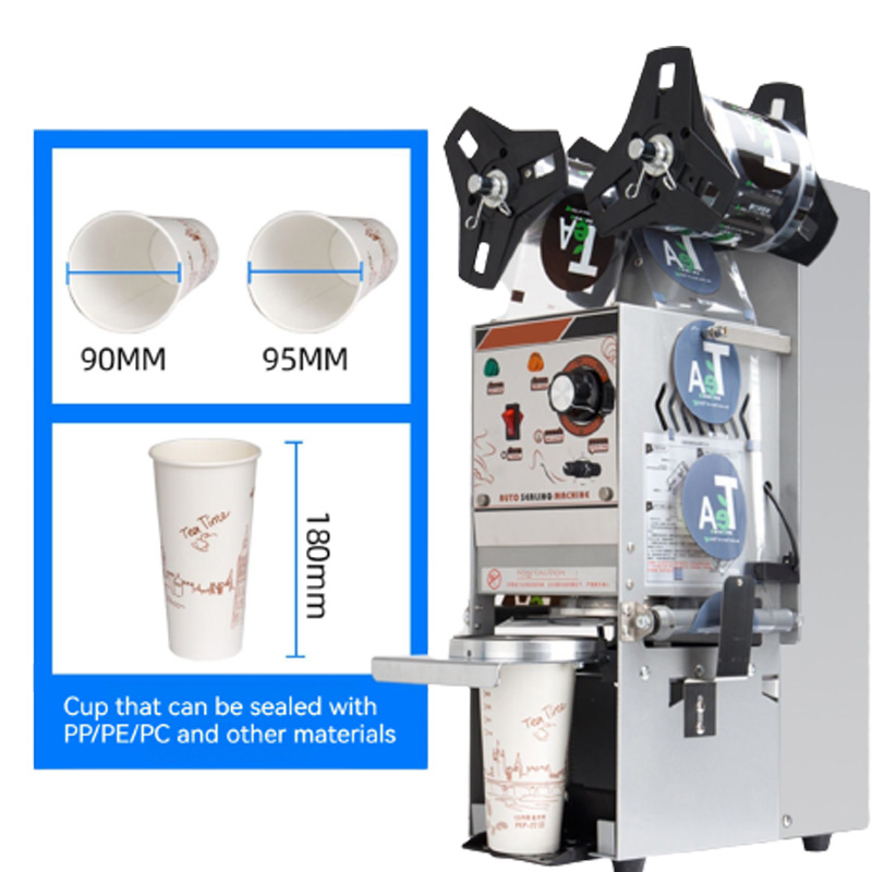 Coffee Tea And Cocoa - Sigillatrice semiautomatica per tazze da bubble