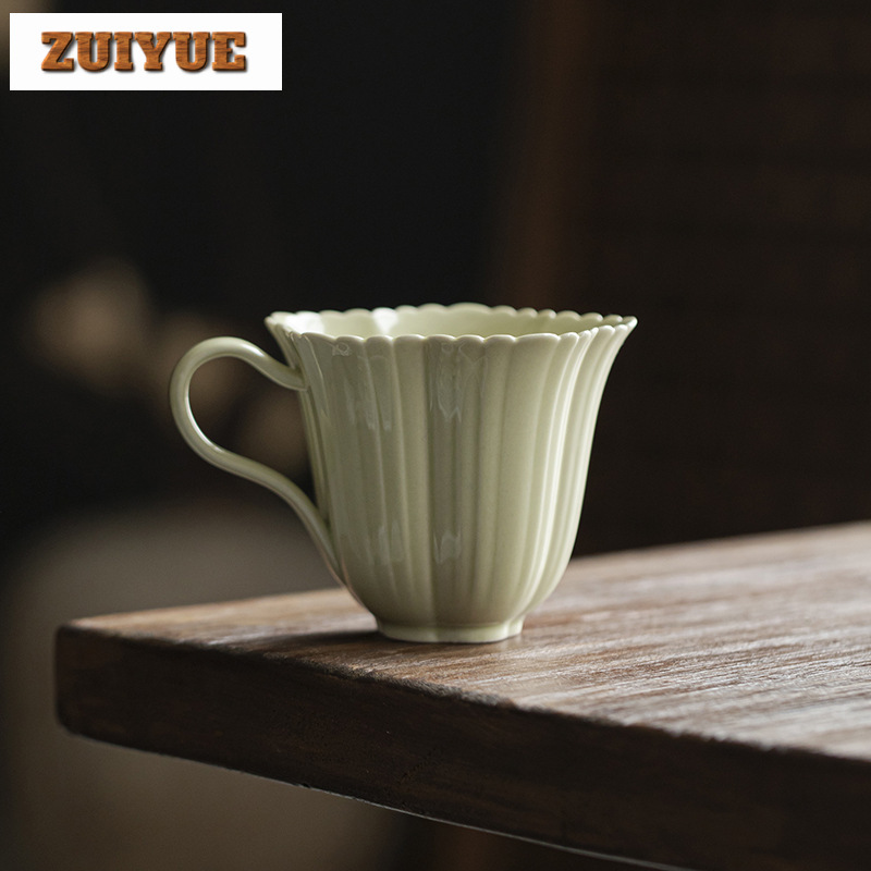 Coffee Tea Green - Tazza da caffè fatta a mano