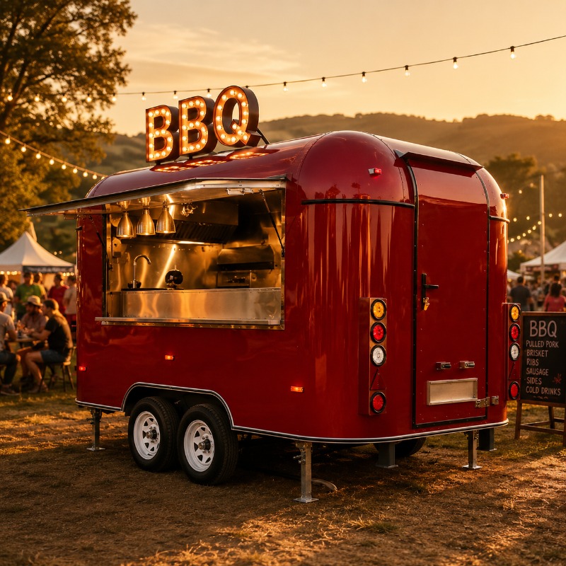 Coffee Tea Van - Food Truck Personalizzato per Catering Stradale: