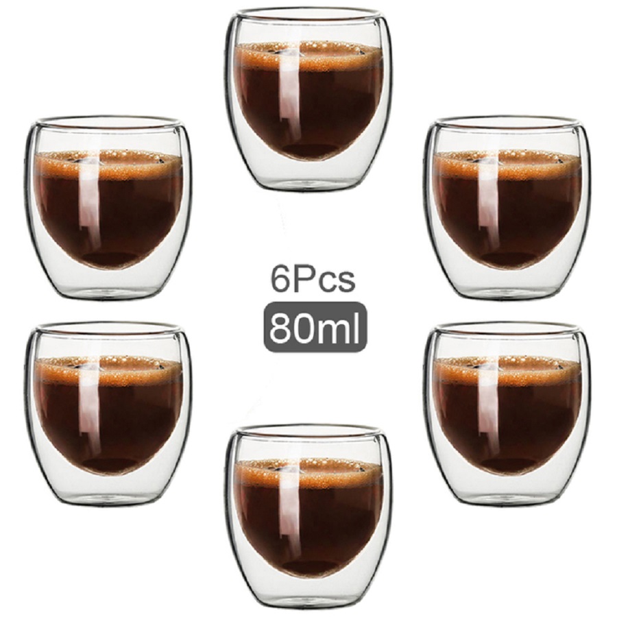 Coffee Tea And Cocoa - Tazze da caffè in vetro a