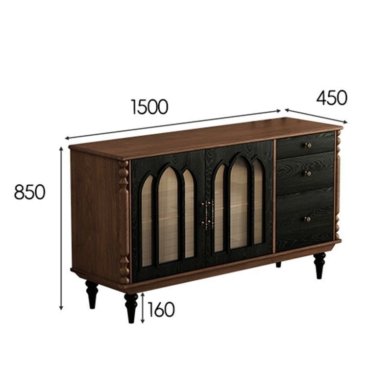 Coffee And Tea-Za - Credenza da pranzo in legno massello