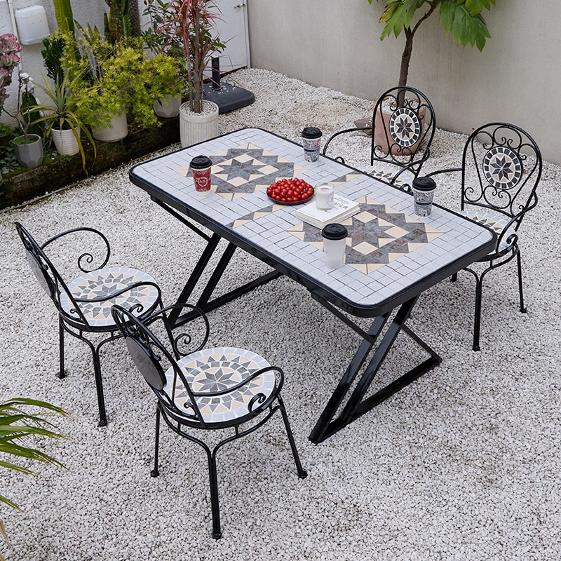 Coffee Tea Gardens - Set Tavolo e Sedie da Giardino