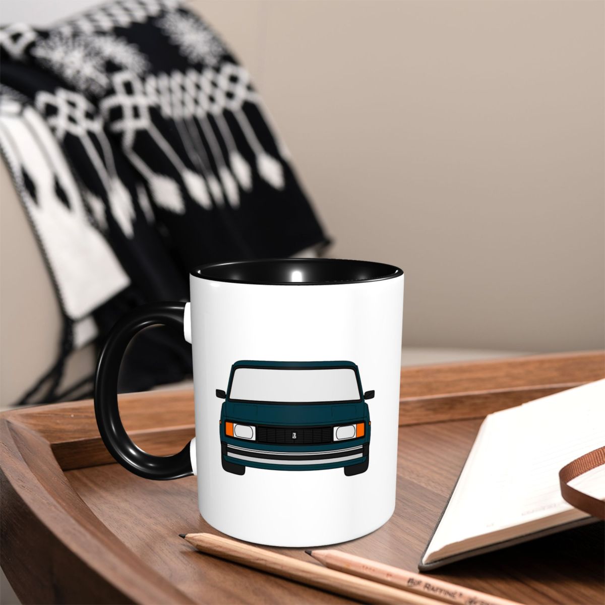 Coffee Tea Green - Tazza in Ceramica Divertente Verde Lada