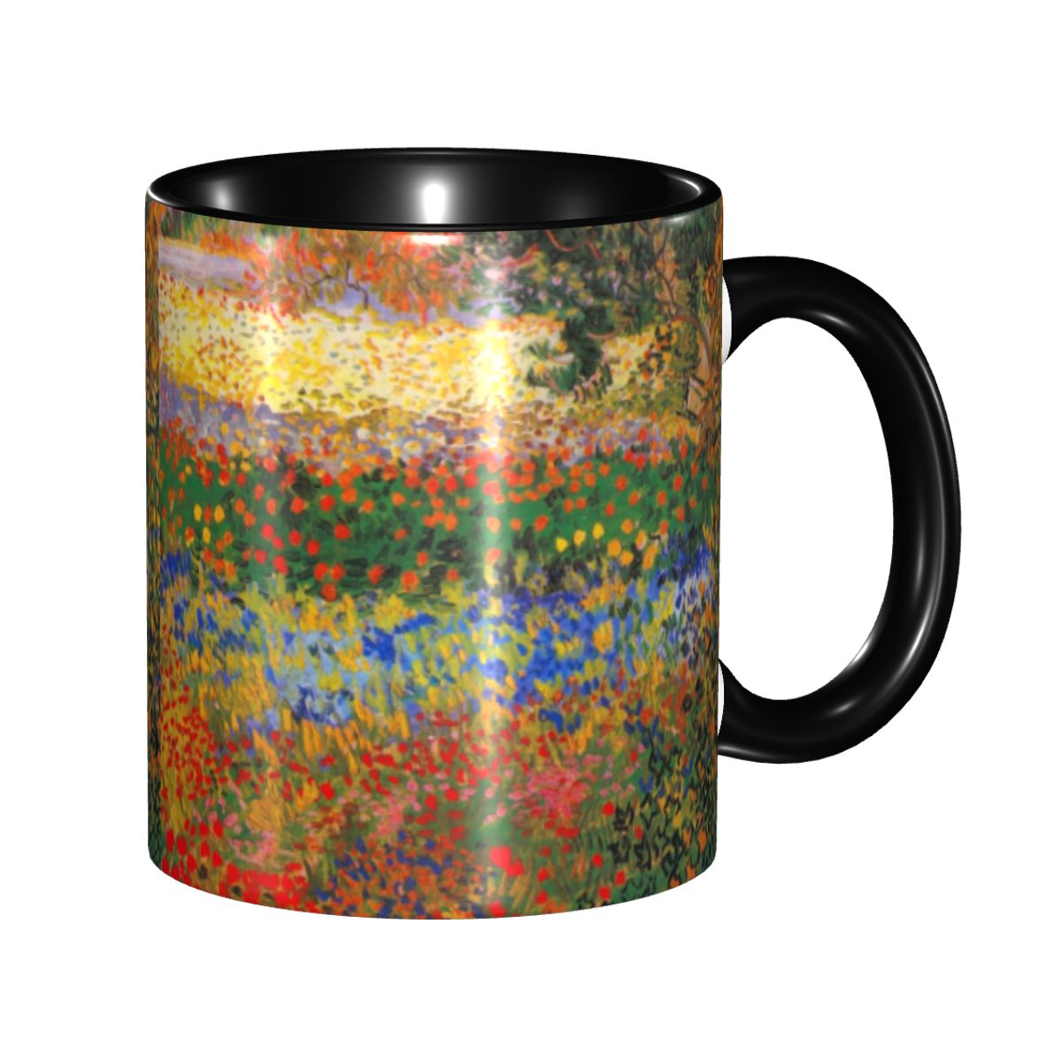 Coffee Tea Van - Pittura personalizzata del giardino dei fiori