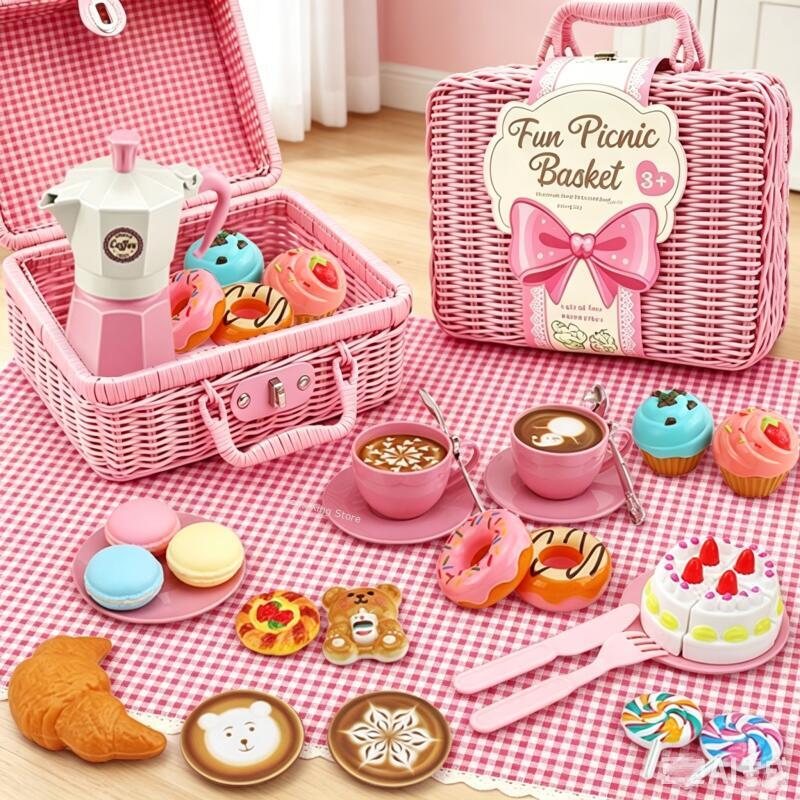 Set da Tè per Bambini con Cest - Coffee Tea Gift Basket recensione e prezzo