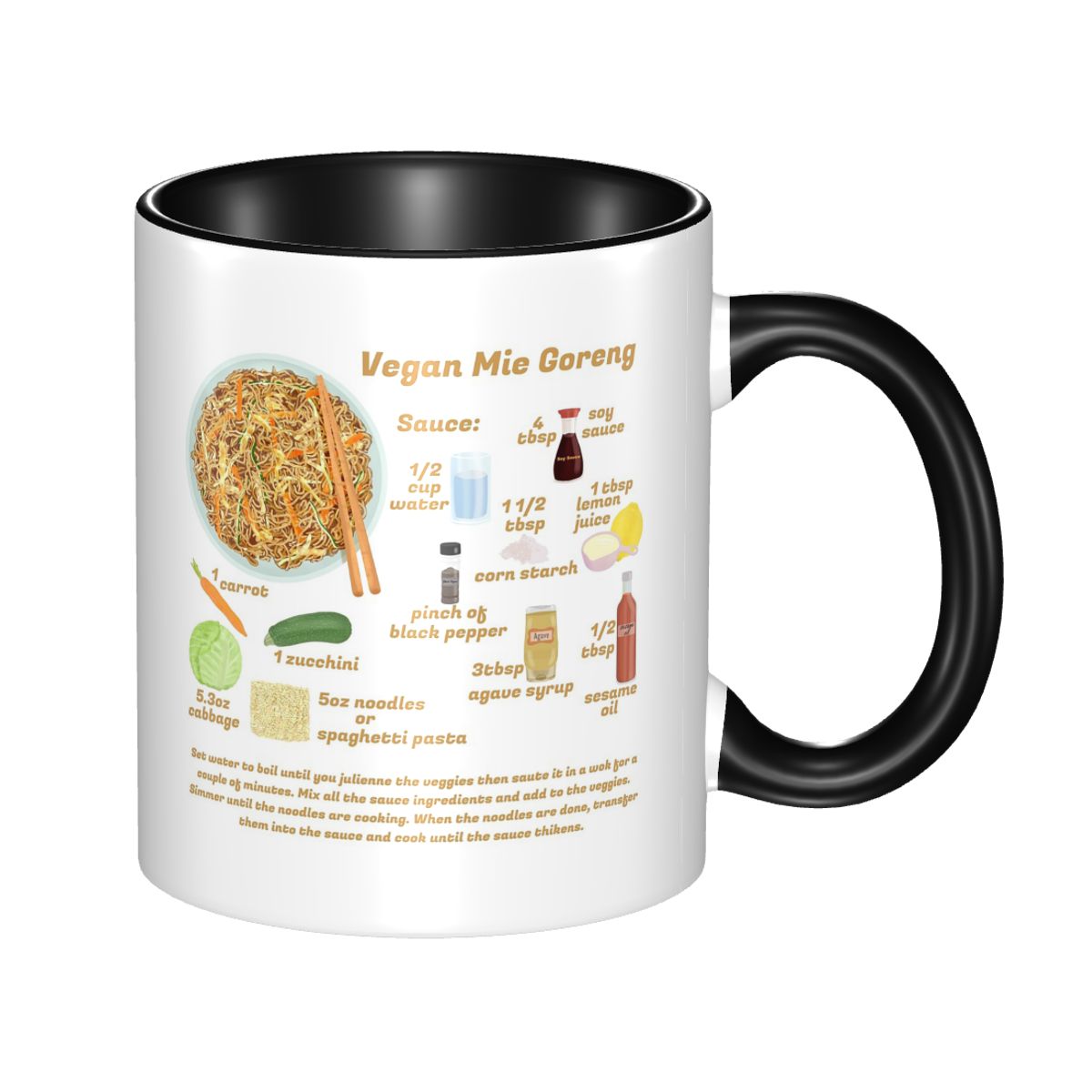 Tazza in Ceramica Divertente c - Coffee Milk Tea Recipe recensione e prezzo
