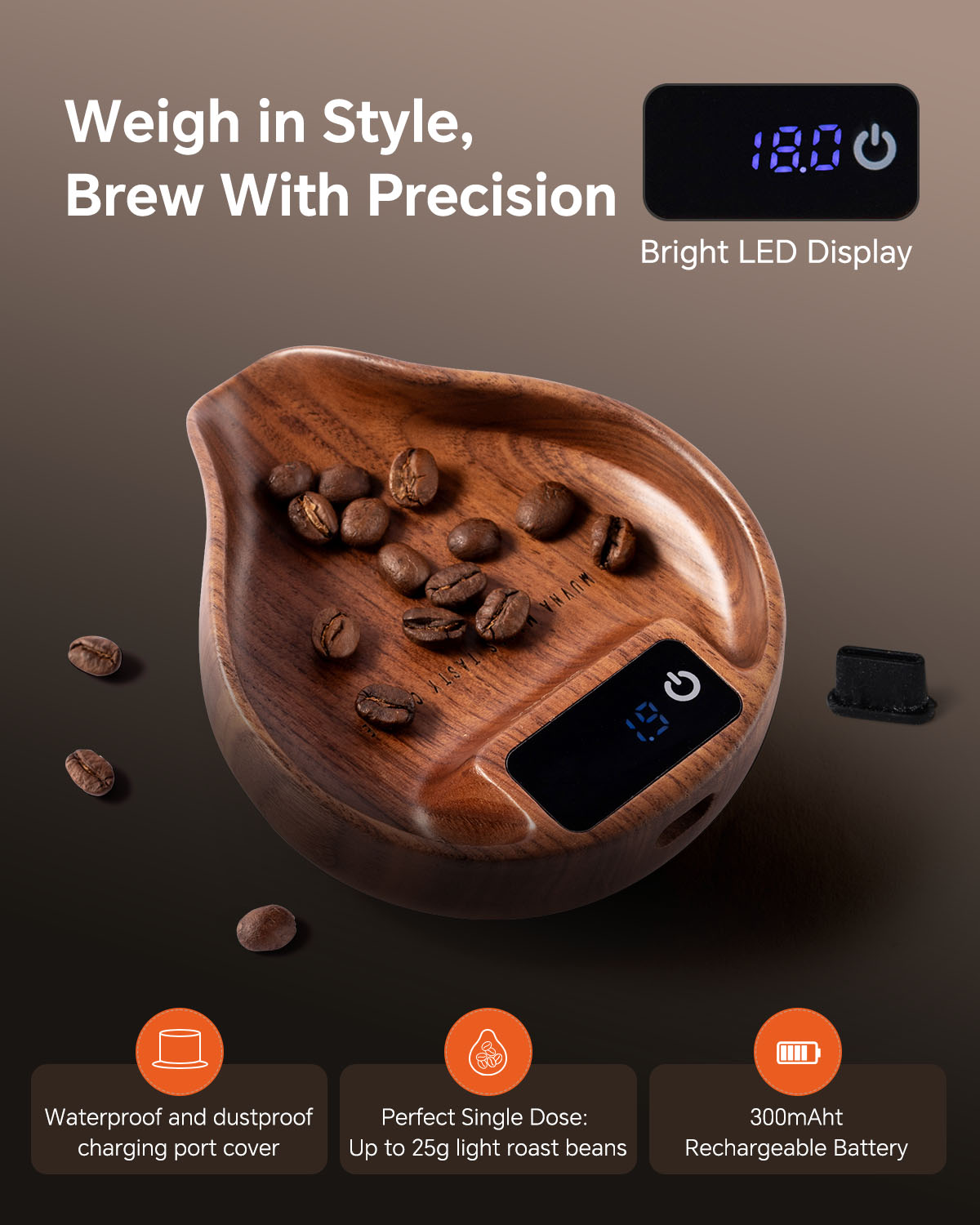 Bilancia da Caffè in Legno Muv - Coffee Bean Scale recensione e prezzo
