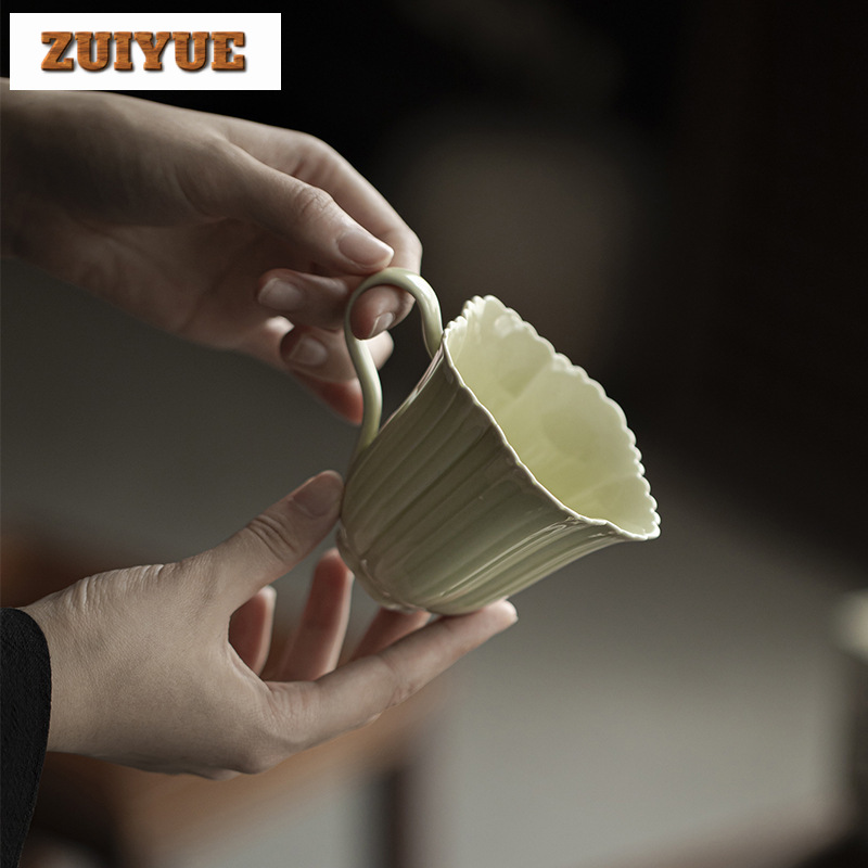 Tazza da caffè fatta a mano ve - Coffee Tea Green recensione e prezzo