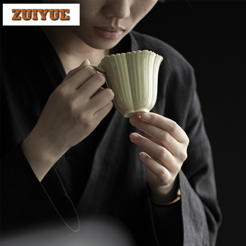 Tazza da caffè fatta a mano ve - Coffee Tea Green recensione e prezzo