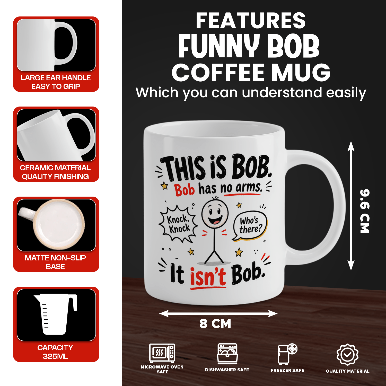 Divertente Tazza da Caffè in C - Coffee Tea Jokes recensione e prezzo