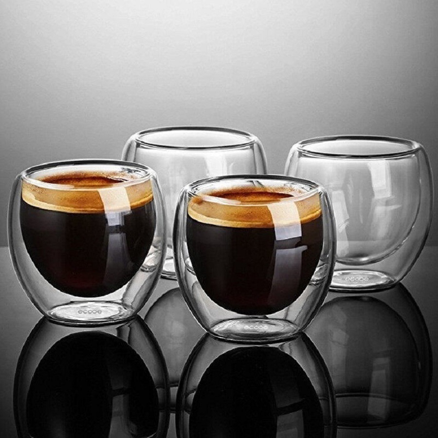 Tazze da caffè in vetro a dopp - Coffee Tea And Cocoa recensione e prezzo