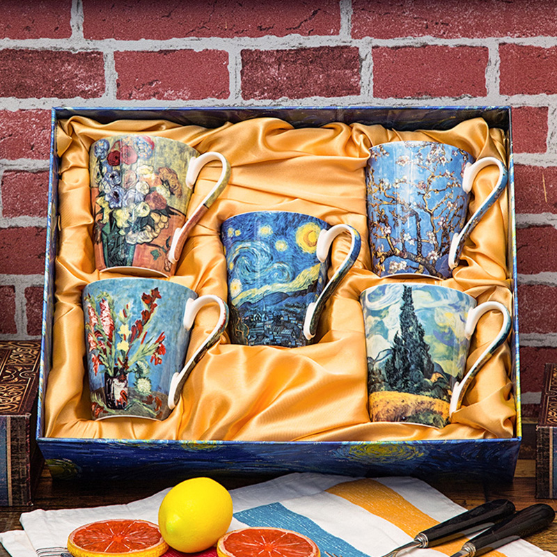 5 pezzi Set Bone China Van Gog - Coffee Tea Van recensione e prezzo