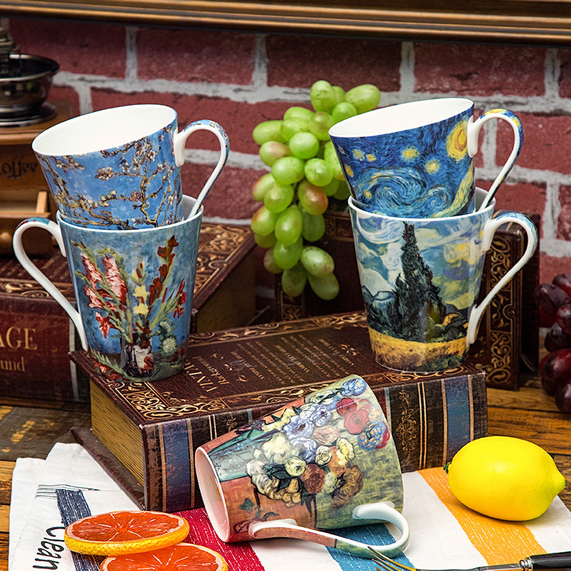 5 pezzi Set Bone China Van Gog - Coffee Tea Van recensione e prezzo