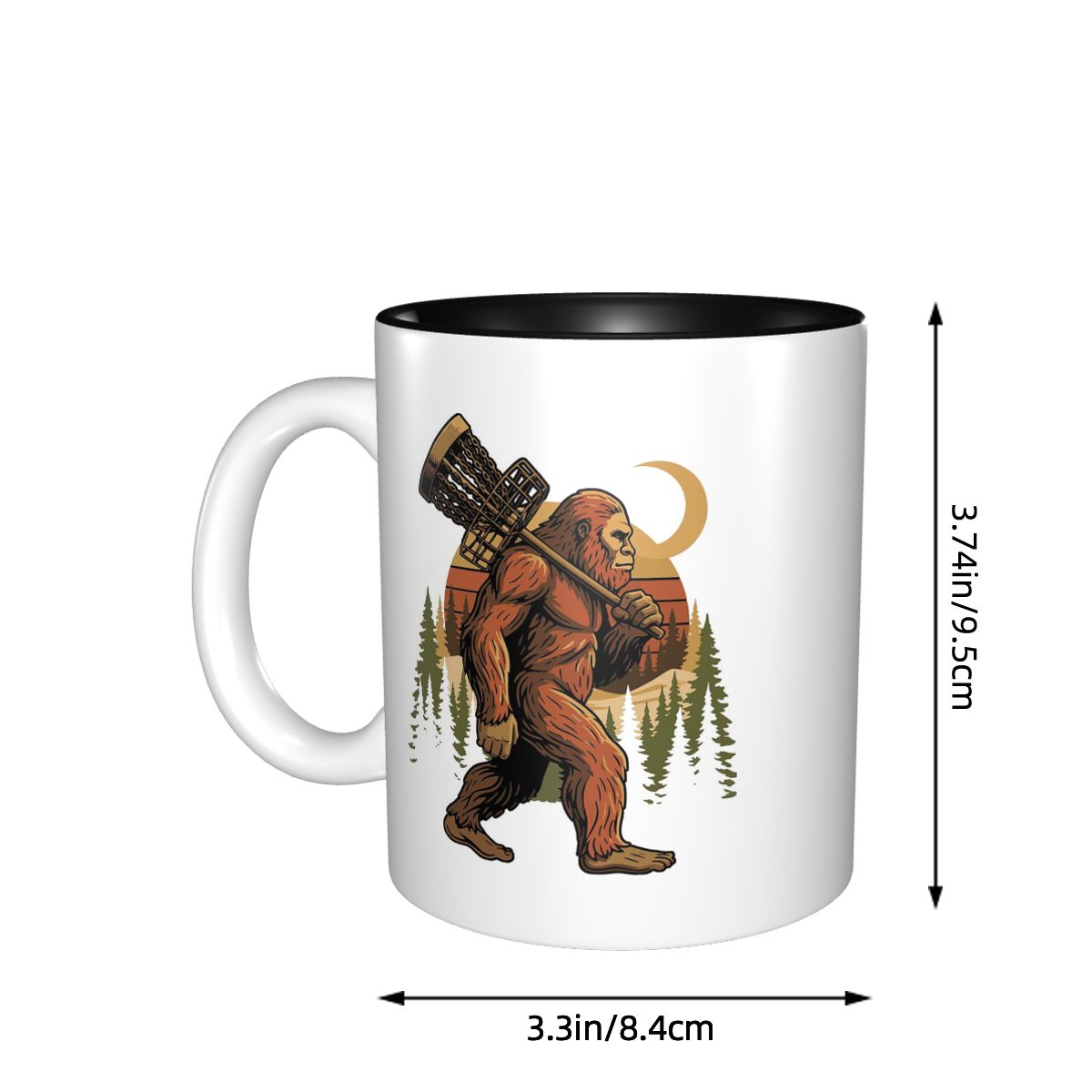 Tazza Divertente Bigfoot Disc  - Coffee Tea Gift Basket recensione e prezzo