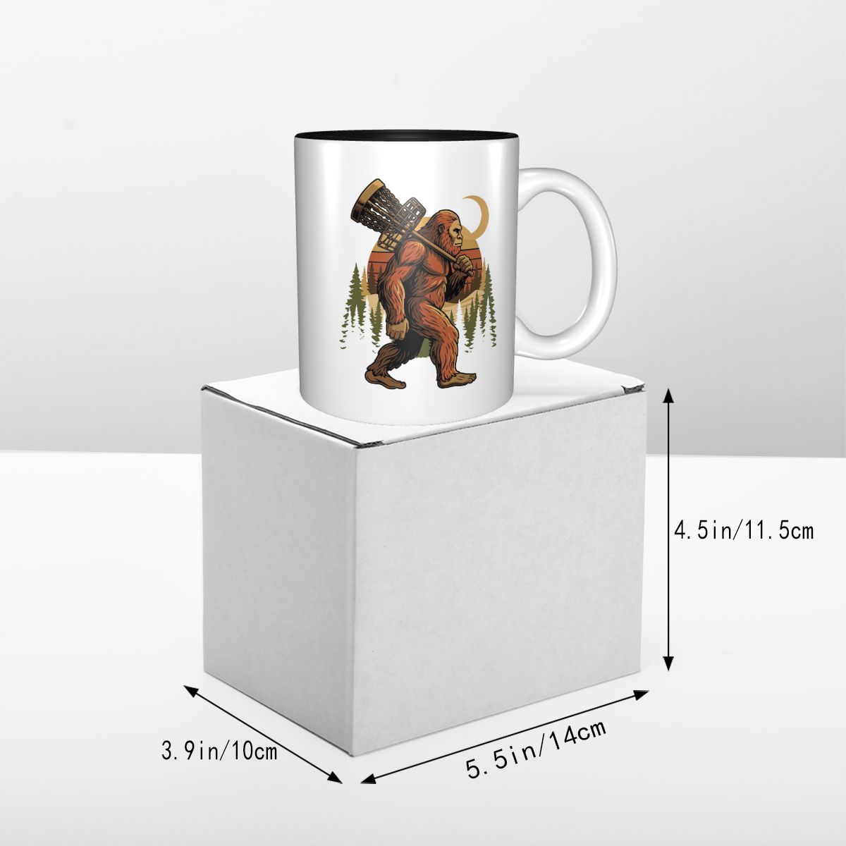 Tazza Divertente Bigfoot Disc  - Coffee Tea Gift Basket recensione e prezzo