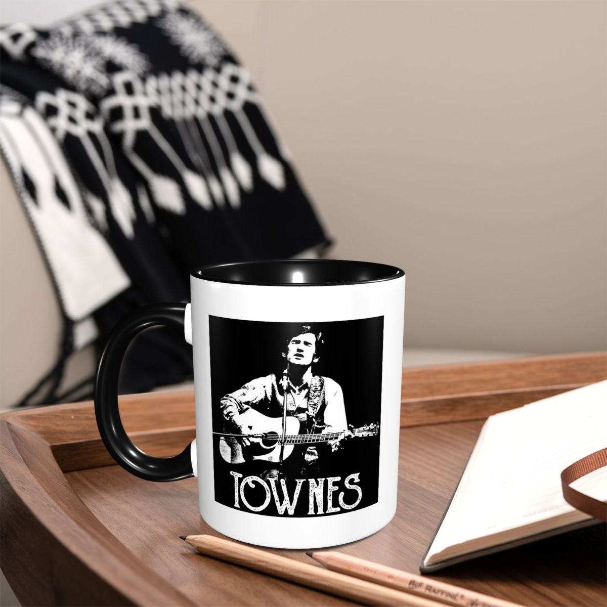 Townes Van Zandt - Tazza bianc - Coffee Tea Van recensione e prezzo